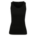 Black - Front - Build Your Brand Womens-Ladies Merch Tank Top