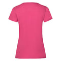Fuchsia - Back - Fruit of the Loom Womens-Ladies Valueweight T-Shirt