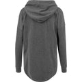 Charcoal Heather - Back - Build Your Brand Womens-Ladies Oversized Hoodie