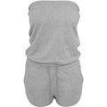 Heather Grey - Front - Build Your Brand Womens-Ladies Hot Jumpsuit