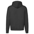 Black - Back - Fruit of the Loom Unisex Adult Premium Hooded Jacket