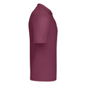 Burgundy - Side - Fruit of the Loom Unisex Adult Original Polo Shirt