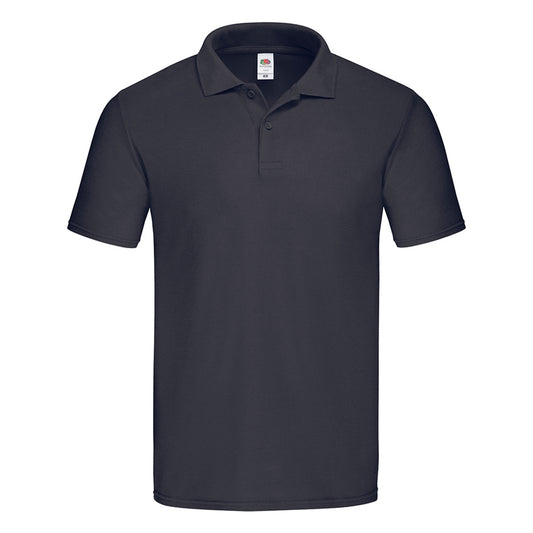 Deep Navy - Front - Fruit of the Loom Unisex Adult Original Polo Shirt