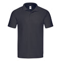Deep Navy - Front - Fruit of the Loom Unisex Adult Original Polo Shirt