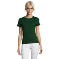 Bottle Green - Front - SOLS Womens-Ladies Regent T-Shirt