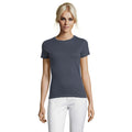 Mouse Grey Solid - Front - SOLS Womens-Ladies Regent T-Shirt