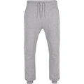 Heather Grey - Front - Build Your Brand Unisex Adult Basic Organic Cotton Sweatpants