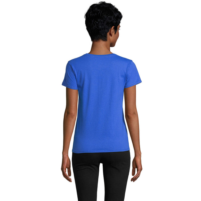 Royal Blue - Back - SOLS Womens-Ladies Pioneer T-Shirt