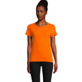 Orange - Front - SOLS Womens-Ladies Pioneer T-Shirt