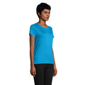 Aqua - Side - SOLS Womens-Ladies Pioneer T-Shirt