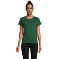 Bottle Green - Front - SOLS Womens-Ladies Pioneer T-Shirt