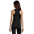 Black - Back - SOLS Womens-Ladies Sporty Tank Top