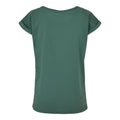 Pale Leaf - Back - Build Your Brand Womens-Ladies Cotton Extended Shoulder T-Shirt
