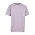 Lilac - Front - Build Your Brand Unisex Adult Heavyweight Oversized T-Shirt