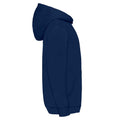 Navy - Side - Fruit of the Loom Childrens-Kids Classic Hoodie