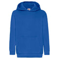 Royal Blue - Front - Fruit of the Loom Childrens-Kids Classic Hoodie
