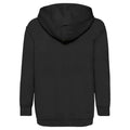 Black - Back - Fruit of the Loom Childrens-Kids Classic Hoodie