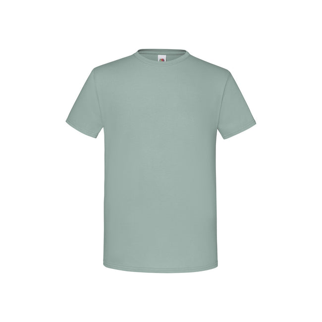 Sage - Front - Fruit of the Loom Unisex Adult Iconic T-Shirt