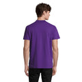 Dark Purple - Back - SOLS Mens Spring II Polo Shirt