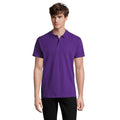 Dark Purple - Front - SOLS Mens Spring II Polo Shirt