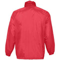 Red - Back - SOLS Unisex Adult Surf Windbreaker