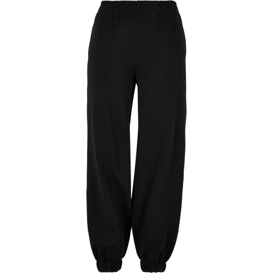 Black - Front - Build Your Brand Womens-Ladies Balloon High Waist Sweatpants