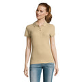 Sand - Front - SOLS Womens-Ladies Passion Polo Shirt