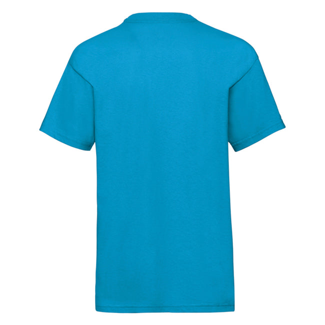 Black - Front - Fruit of the Loom Childrens-Kids Valueweight T-Shirt