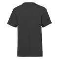 Black - Side - Fruit of the Loom Childrens-Kids Valueweight T-Shirt