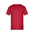 Red - Back - James and Nicholson Childrens-Kids Active T-Shirt