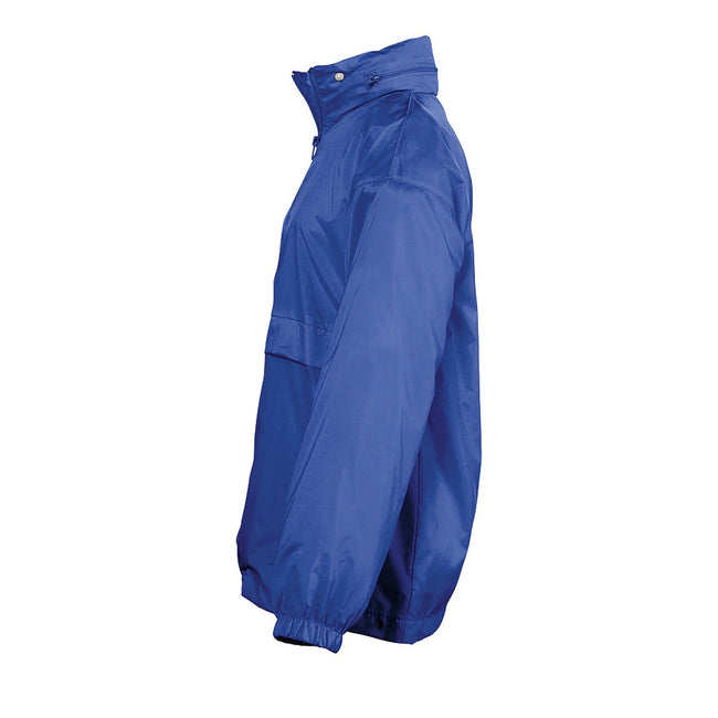 Royal Blue - Side - SOLS Childrens-Kids Surf Windbreaker