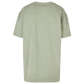 Soft Salvia - Back - Build Your Brand Womens-Ladies Acid Wash Oversized T-Shirt