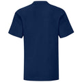 Navy - Back - Fruit of the Loom Childrens-Kids Iconic T-Shirt