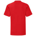 Red - Back - Fruit of the Loom Childrens-Kids Iconic T-Shirt