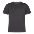 Dark Grey - Front - HRM Childrens-Kids Luxury Organic T-Shirt