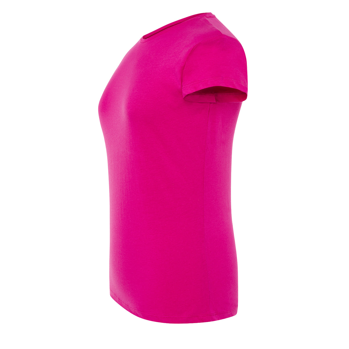 Fuchsia - Side - JHK Womens-Ladies Comfort Regular T-Shirt