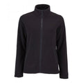 Black - Side - SOLS Womens-Ladies Norman Fleece Jacket