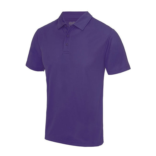Purple - Front - Just Cool Mens Cool Regular Polo Shirt