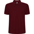Garnet Red - Front - Roly Mens Pegaso Premium Plain Polo Shirt