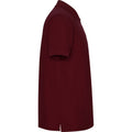 Garnet Red - Side - Roly Mens Pegaso Premium Plain Polo Shirt