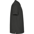 Dark Lead - Side - Roly Mens Pegaso Premium Plain Polo Shirt