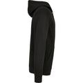 Black - Side - Build Your Brand Unisex Adult Basic Full Zip Hoodie