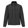 Black - Front - Roly Mens Glasgow Packaway Windbreaker