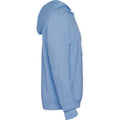 Sky Blue-White - Side - Roly Childrens-Kids Urban Drawstring Hoodie