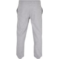 Heather Grey - Back - Build Your Brand Unisex Adult Basic Sweatpants