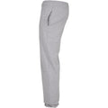 Heather Grey - Side - Build Your Brand Unisex Adult Basic Sweatpants