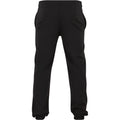 Black - Back - Build Your Brand Unisex Adult Basic Sweatpants