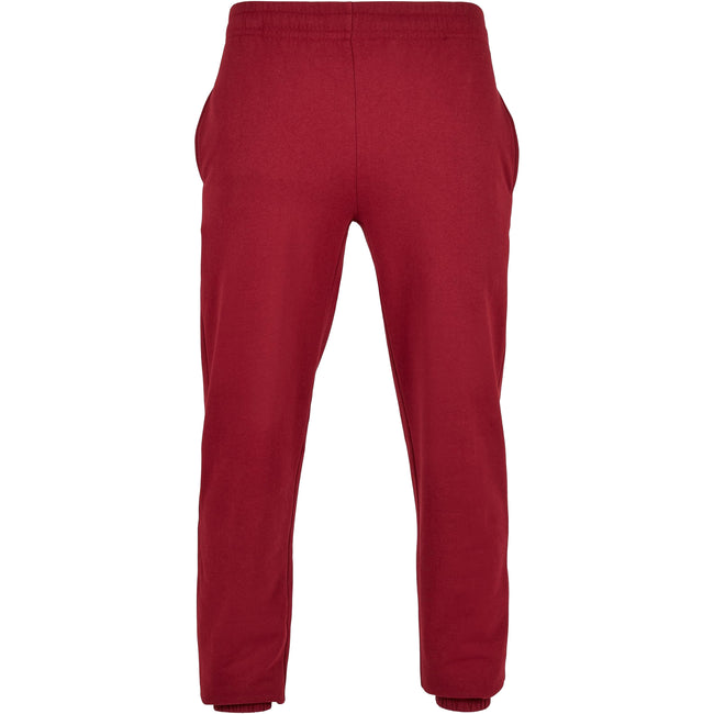 Burgundy - Front - Build Your Brand Unisex Adult Basic Sweatpants