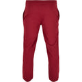 Burgundy - Back - Build Your Brand Unisex Adult Basic Sweatpants