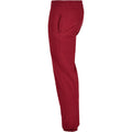 Burgundy - Side - Build Your Brand Unisex Adult Basic Sweatpants